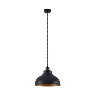 Lindby - Albertine Taklampa Black