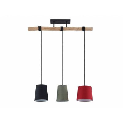 Lindby - Amilia 3 Taklampa Black/Red/Green
