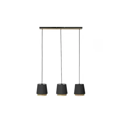 Lindby - Ananya 3 Taklampa Black
