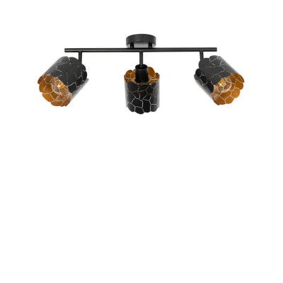 Lindby - Aralena 3 Plafond Svart/Guld