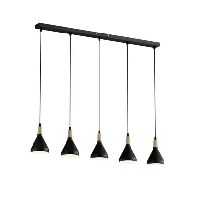 Lindby - Arina Taklampa Black/Wood