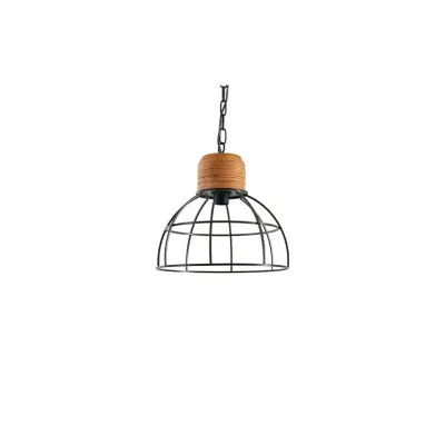 Lindby - Arinthea Taklampa Wood/Black