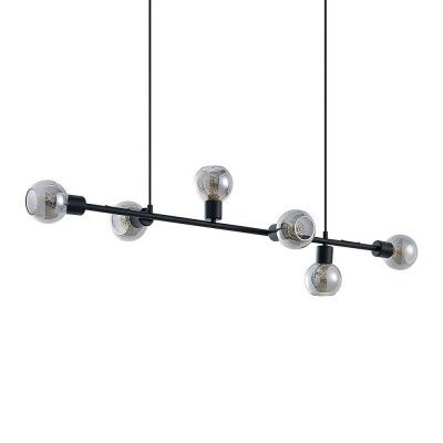 Lindby - Biscala Taklampa Black/Smoke