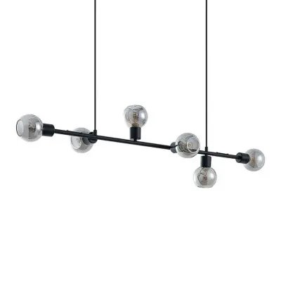 Lindby - Biscala Taklampa Black/Smoke