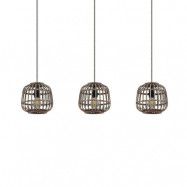 Lindby - Bominio 3 Taklampa Wood