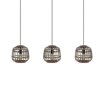 Lindby - Bominio 3 Taklampa Wood