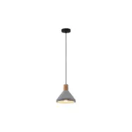 Lindby - Caisy Round Taklampa Concrete/Wood