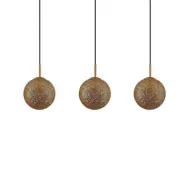 Lindby - Caralina 3 Taklampa Gold/Black