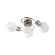 Lindby - Ciala 3 Plafond White/Nickel