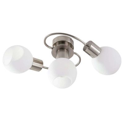 Lindby - Ciala 3 Plafond White/Nickel