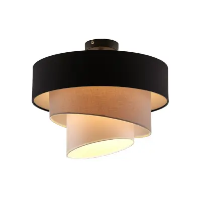 Lindby - Coria Plafond Black/Grey