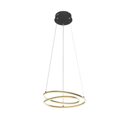 Lindby - Davian LED Taklampa Dim. Brass