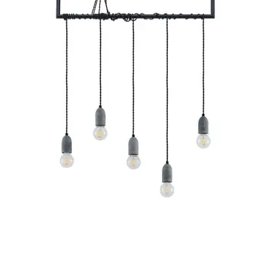 Lindby - Doravio Taklampa Black/Grey