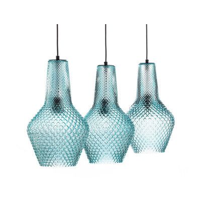 Lindby - Drakar 3 Taklampa Ø25 Ljus Blå