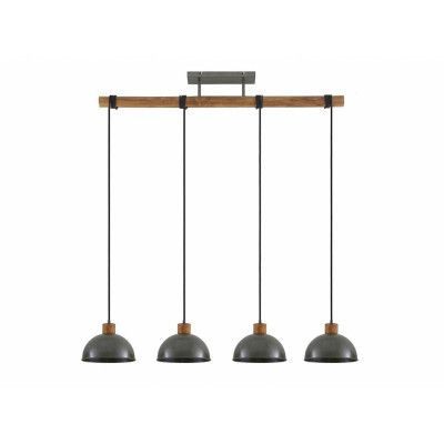 Lindby - Durbis 4 Taklampa Dark Grey/Wood