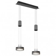 Lindby - Eilika 2 Taklampa Anthracite Lindby