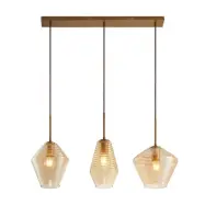 Lindby - Ekkis 3 Taklampa Amber