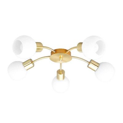 Lindby - Elaina 5 Plafond Brass