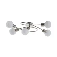 Lindby - Elaina 5 Plafond Nickel