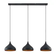 Lindby - Elamira Taklampa Black/Gold