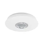 Lindby - Elpida LED Plafond w/Speaker Opal
