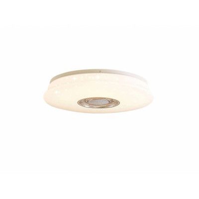 Lindby - Elpida LED Plafond w/Speaker Opal