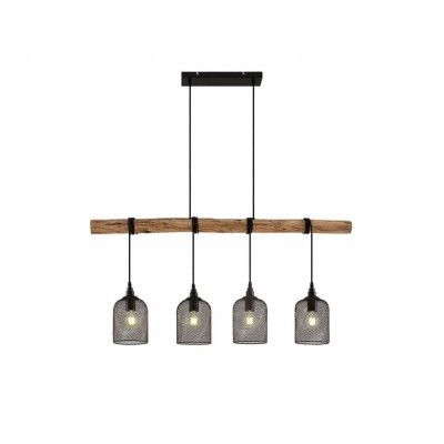 Lindby - Elrond 4 Taklampa Black/Wood