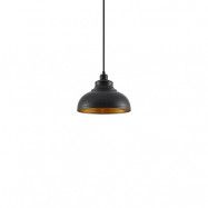 Lindby - Emna Taklampa Black/Gold