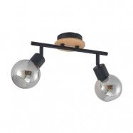 Lindby - Eridia 2 Plafond Black/Wood