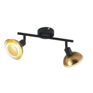 Lindby - Erin 2 Plafond Black/Gold