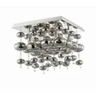 Lindby - Esfera Plafond Chrome/Smoke