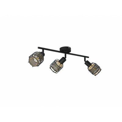 Lindby - Eudoria 3 Plafond Black/Gold