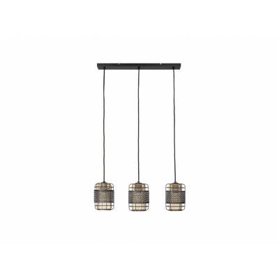 Lindby - Eudoria 3 Taklampa Black/Gold