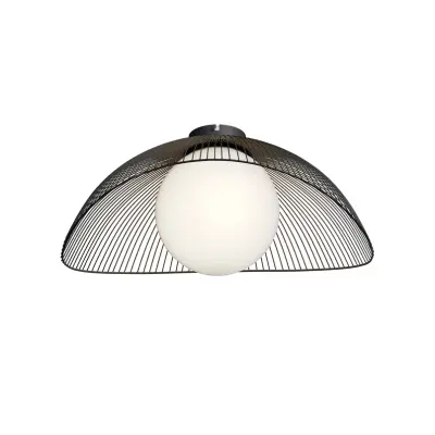 Lindby - Fabronia Plafond Opal/Black