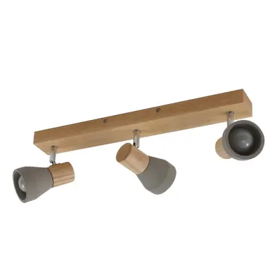 Lindby - Filiz 3 Plafond Concrete/Wood