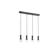 Lindby - Fipas 4 Taklampa Black