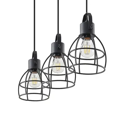 Lindby - Flintos 3 Taklampa Black