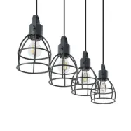 Lindby - Flintos 4 Taklampa Black