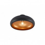 Lindby - Gerwina Plafond Black/Gold