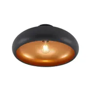 Lindby - Gerwina Plafond Black/Gold