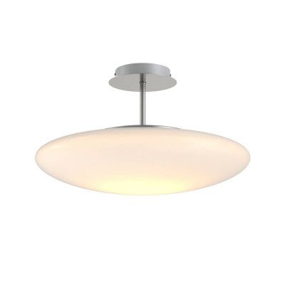 Lindby - Gunda Plafond Opal/Nickel/Chrome