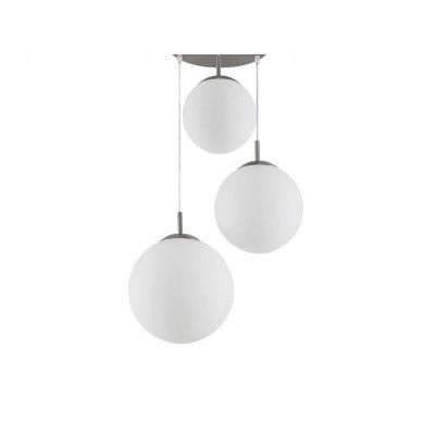Lindby - Heleska 3 Round Taklampa Opal/Nickel