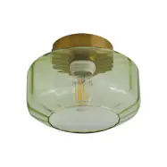 Lindby - Hildur taklampa Ø 22 cm grönt glas