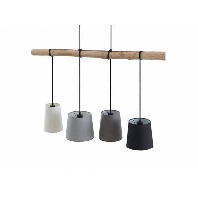 Lindby - Hinai 4 Taklampa Black/Grey/White