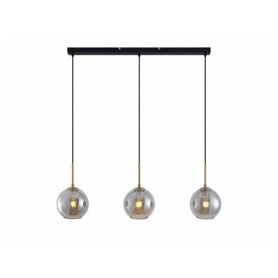 Lindby - Hiwana 3 Taklampa Smoke/Brass