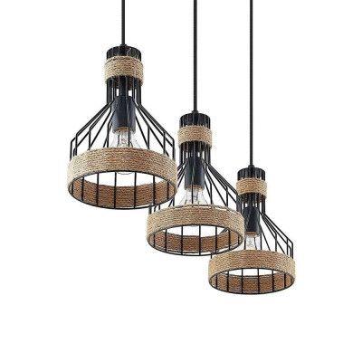 Lindby - Ivaneska 3 Taklampa Black Lindby