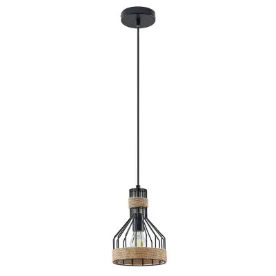 Lindby - Ivaneska Taklampa Black