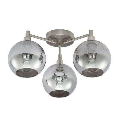Lindby - Jemissa 3 Plafond Smoke