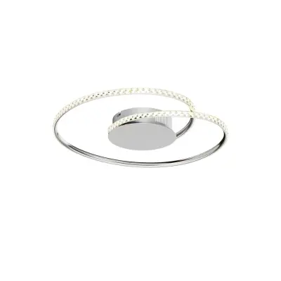 Lindby - Joline LED Plafond Ø45 Chrome/Clear
