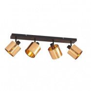 Lindby - Joudy 4 Plafond Brass/Black